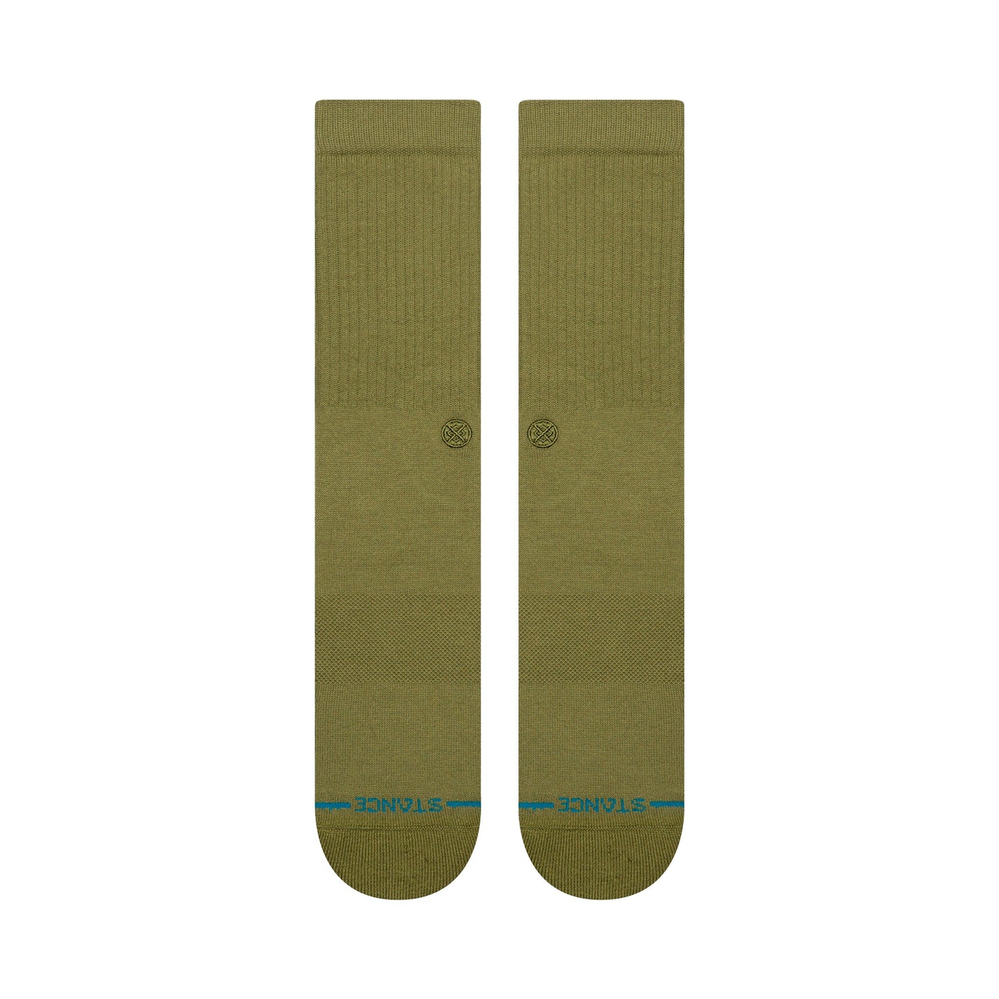 Stance Icon Crew Sock Olive