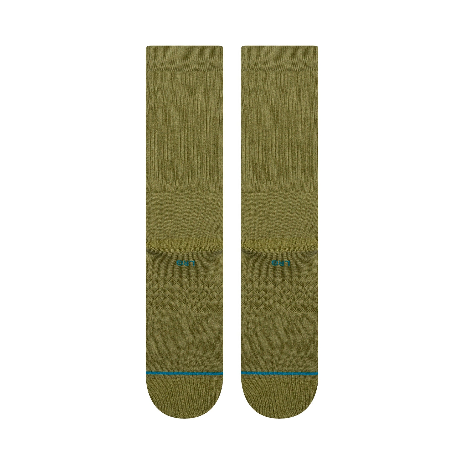 Stance Icon Crew Sock Olive