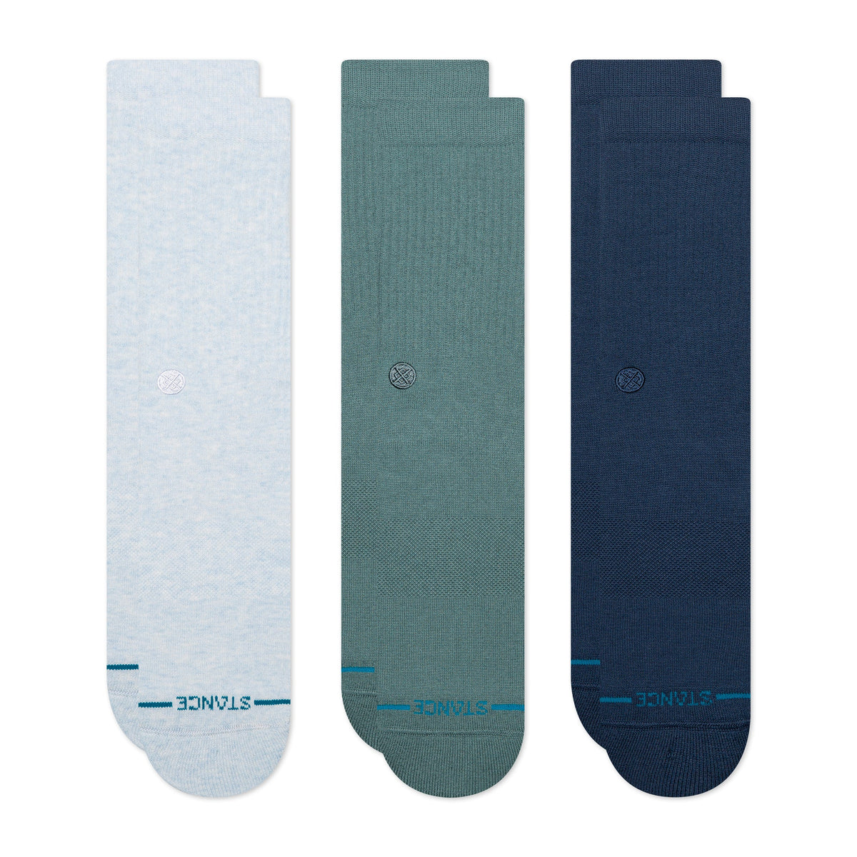 Stance | Icon Crew Sock 3 Pack Mist