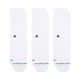 Stance Icon Crew Sock 3 Pack White