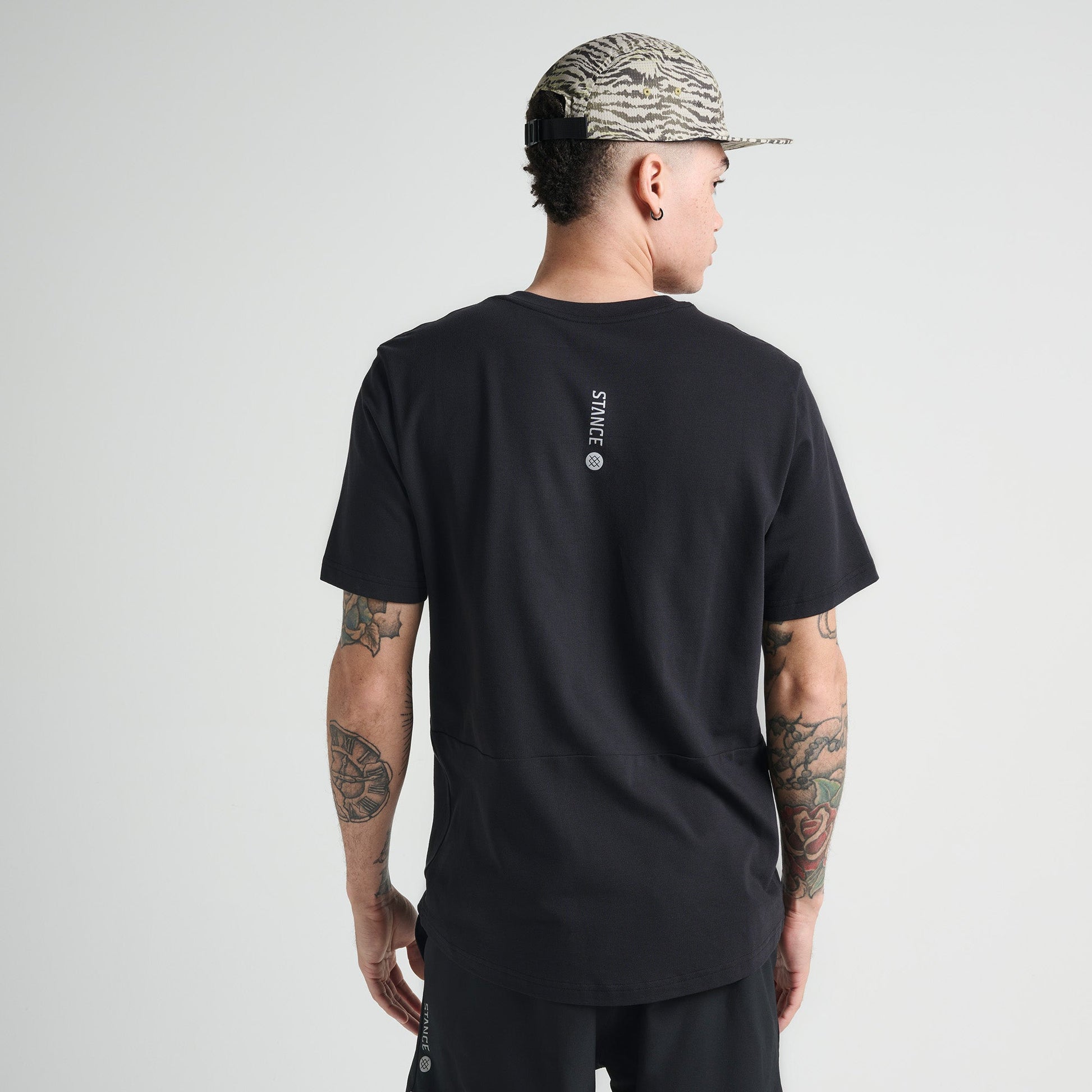 Stance Fragment Performance T-Shirt Black |model