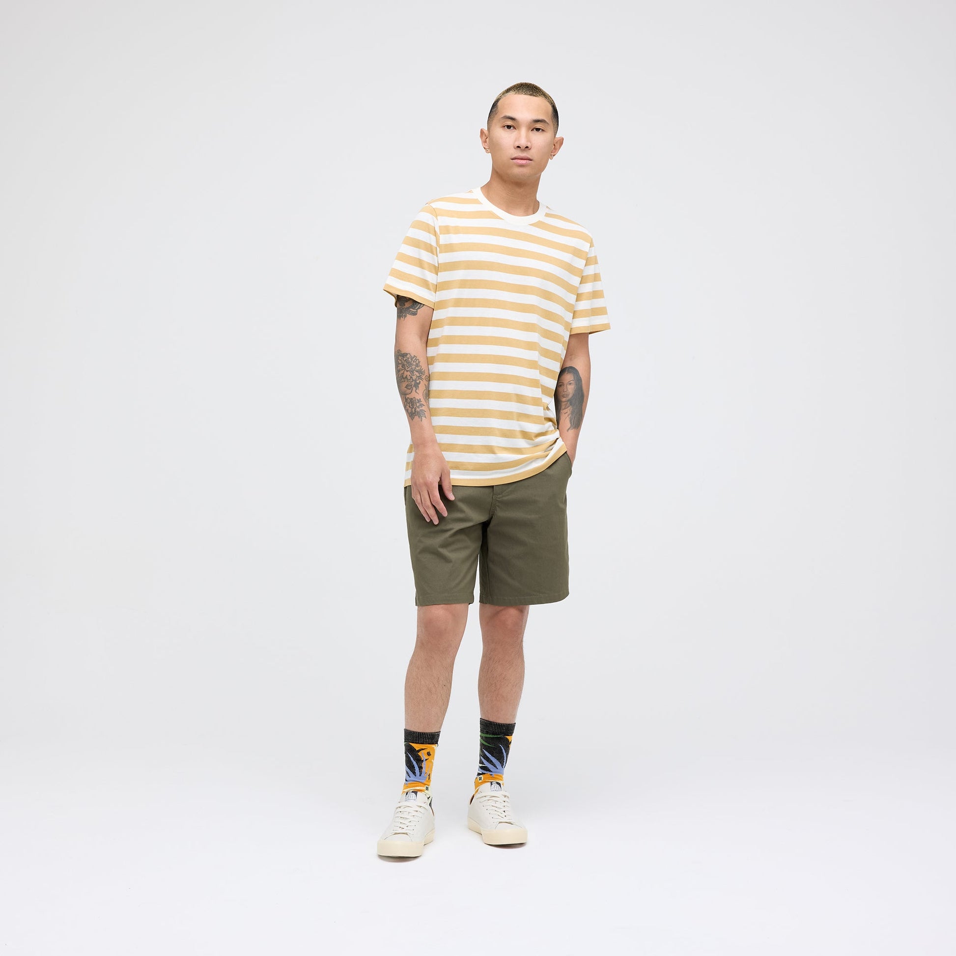 Stance Compound Chino Short Olive |model