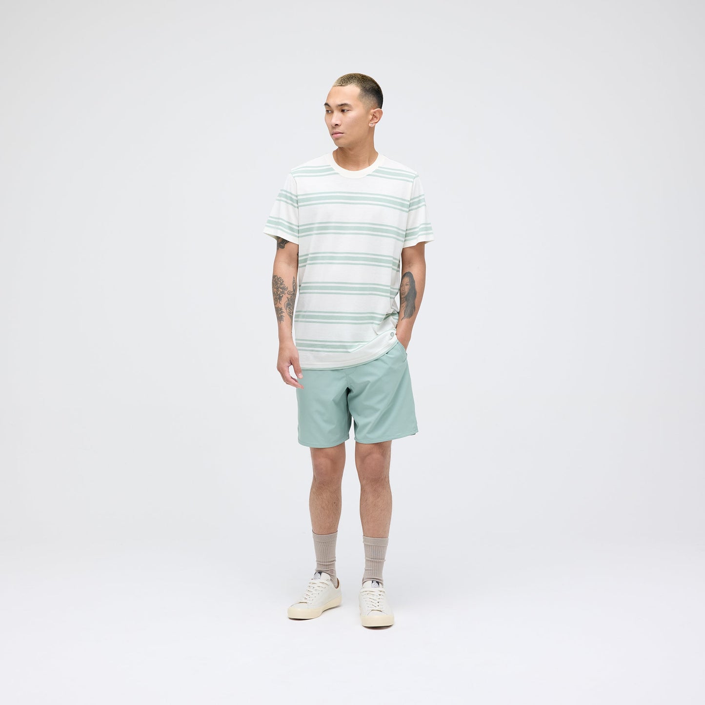 Stance Complex Hybrid Short 7&quot; Sea Green |model