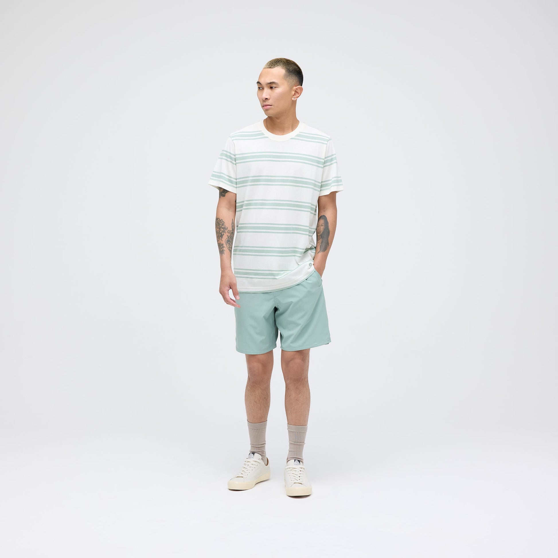 Stance Complex Hybrid Short 7" Sea Green |model