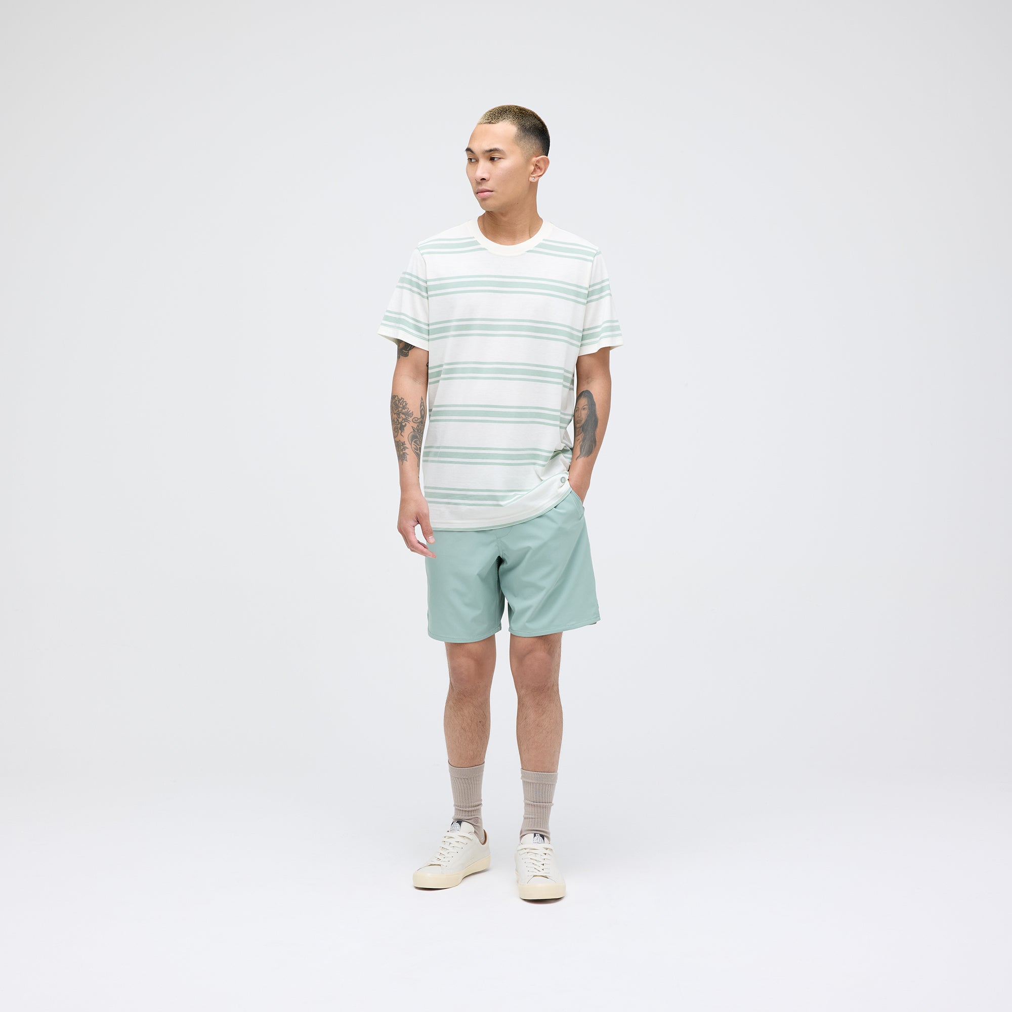 Stance Complex Hybrid Short 7" Sea Green |model