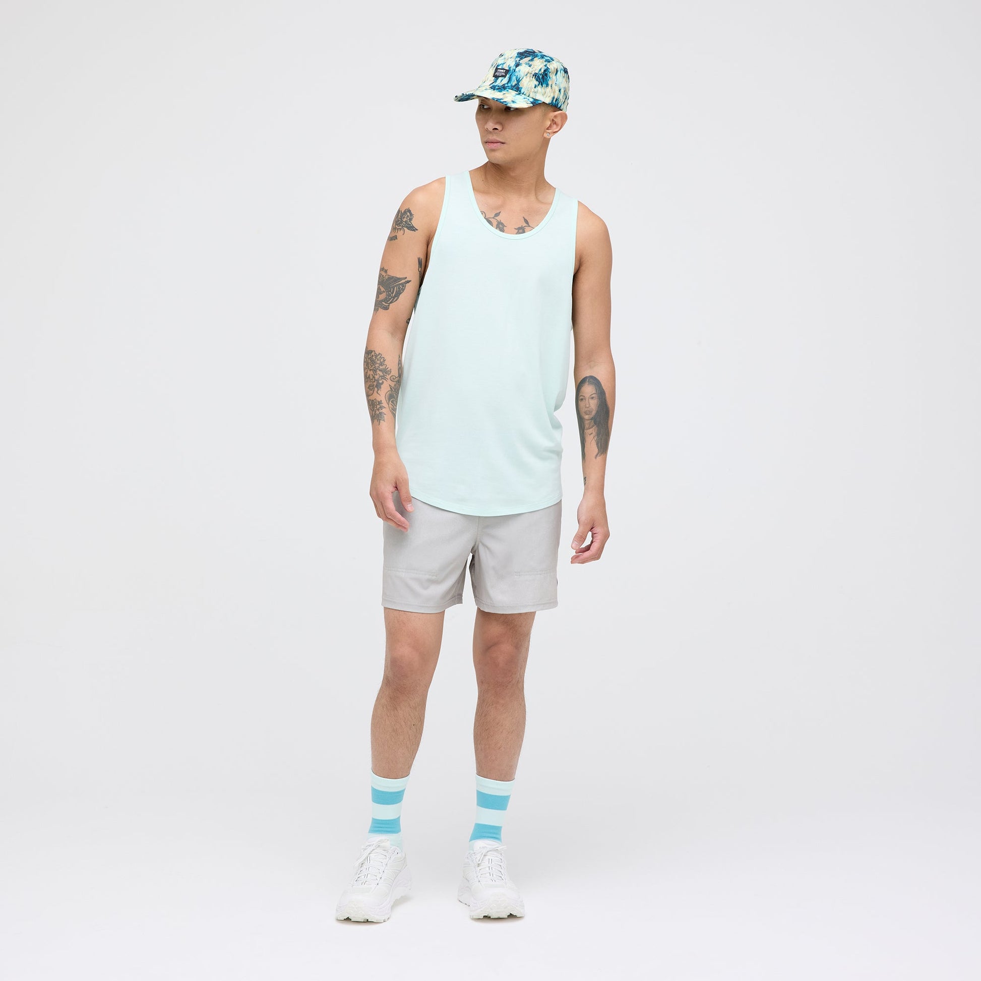 Stance Strike Run Short String Grey |model