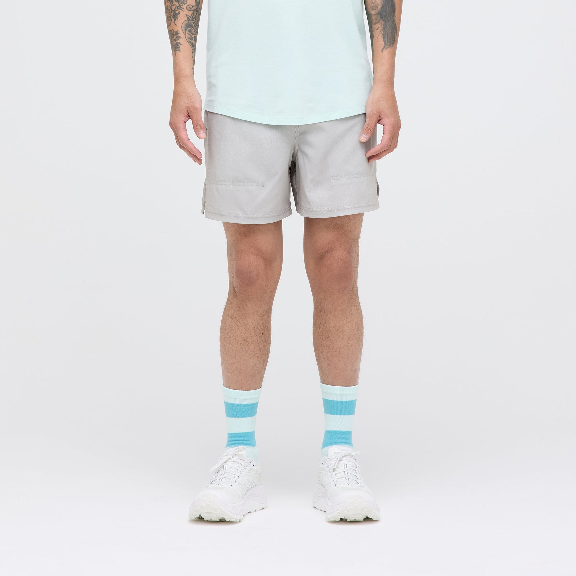 Stance Strike Run Short String Grey |model