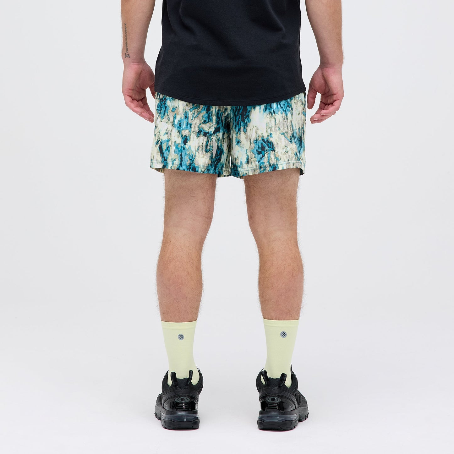 Stance Strike Run Short Teal Camo |model