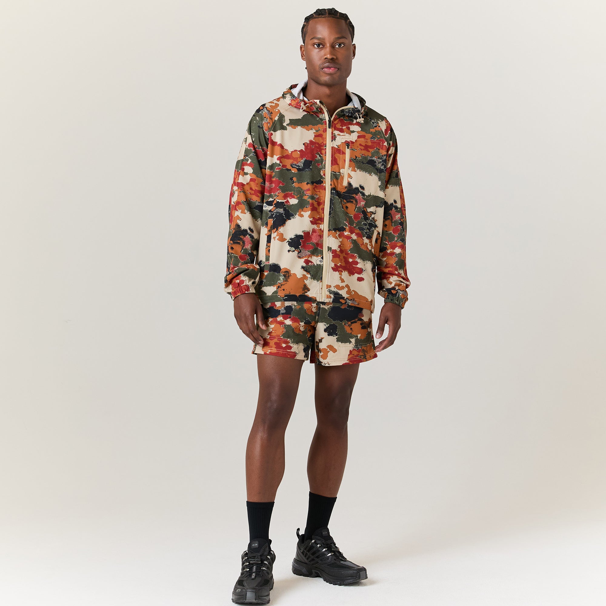 Stance Warm Up Jacket Camo |model