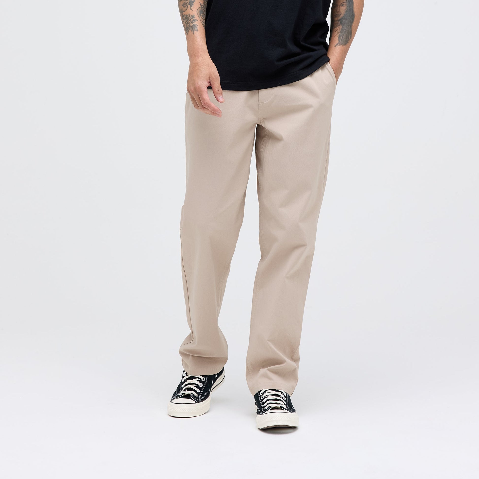 Stance Compound Pant String Grey |model