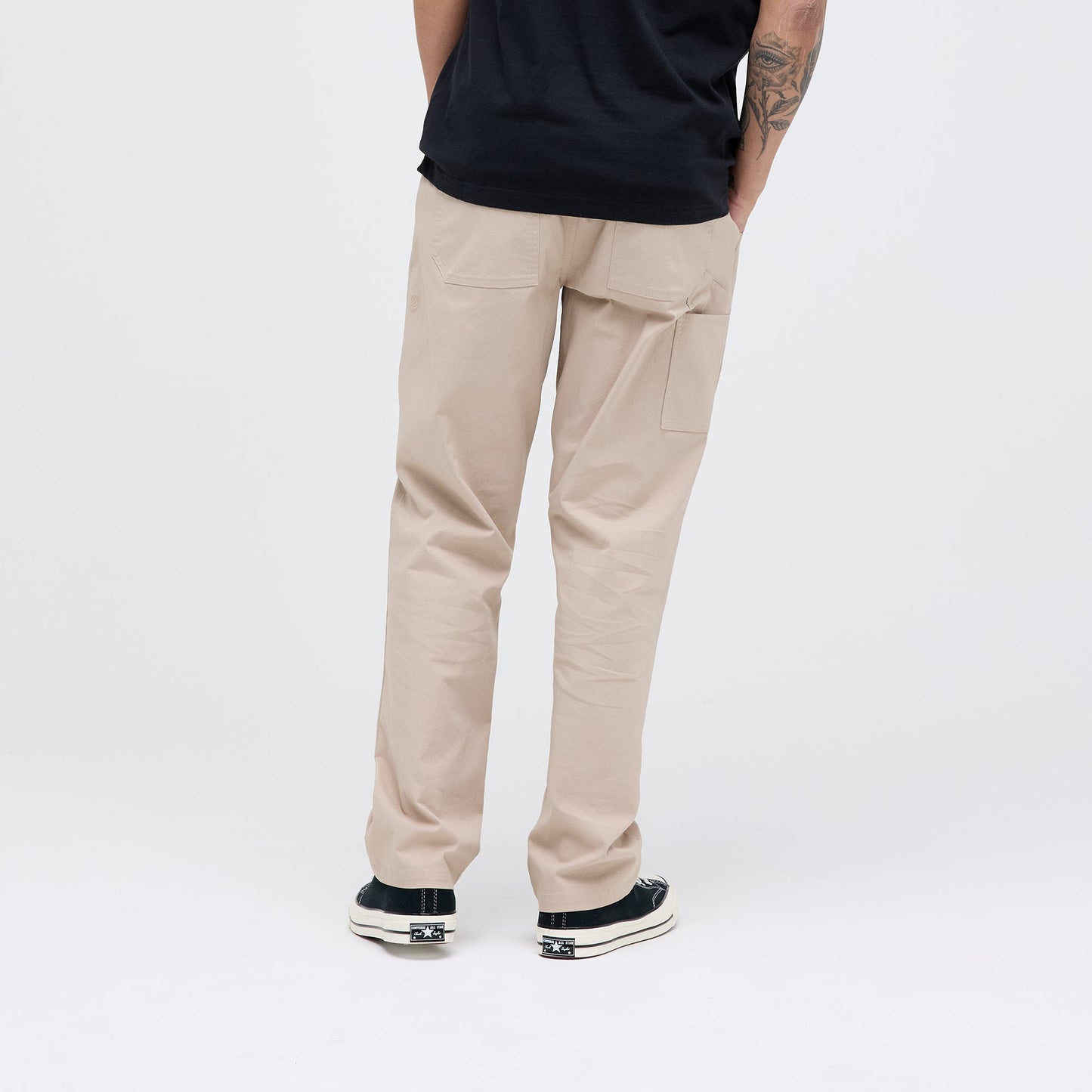 Stance Compound Pant String Grey |model