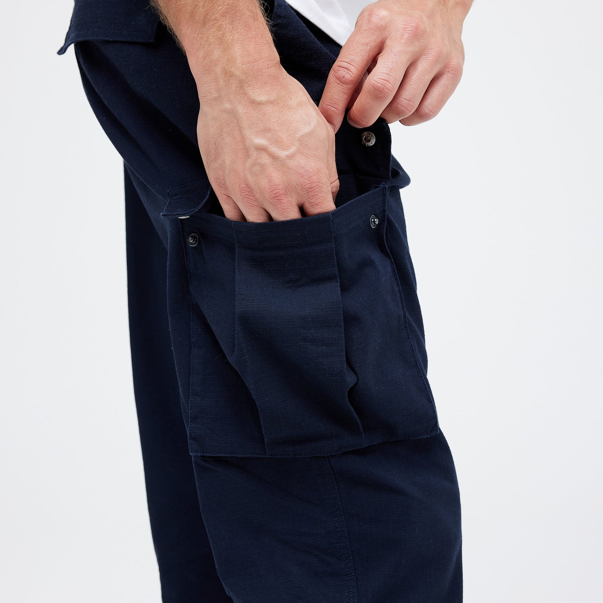 Stance Cargo Pant Dark Navy |model