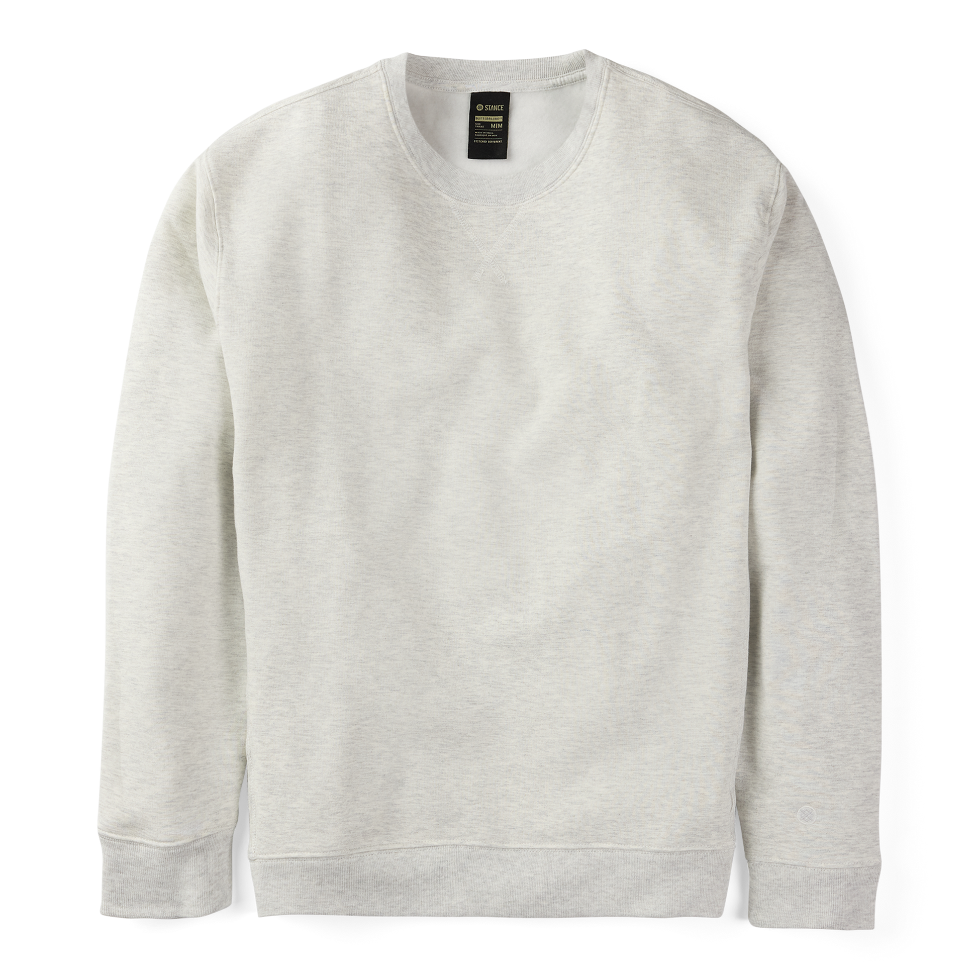 Stance Aura Crew Sweatshirt Heather Grey 