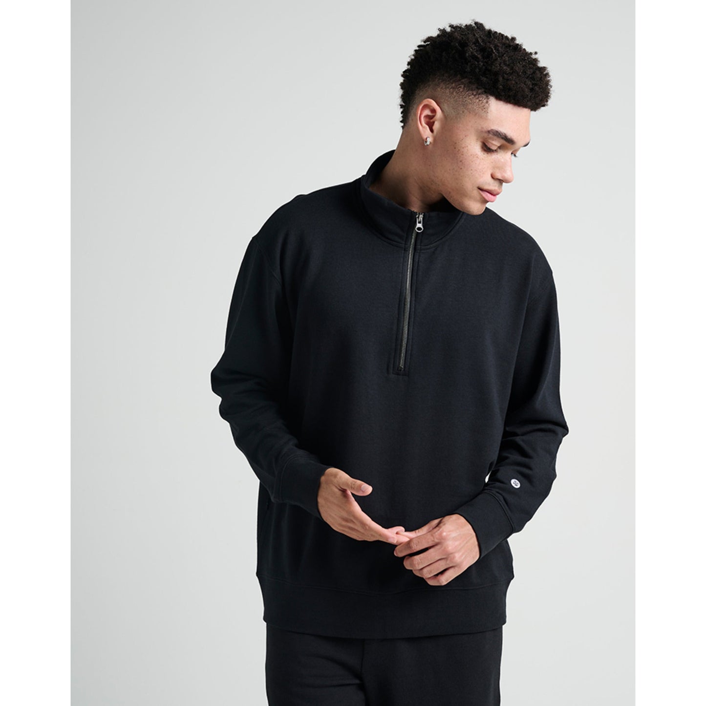 Stance Shelter 1/2 Zip Black |model