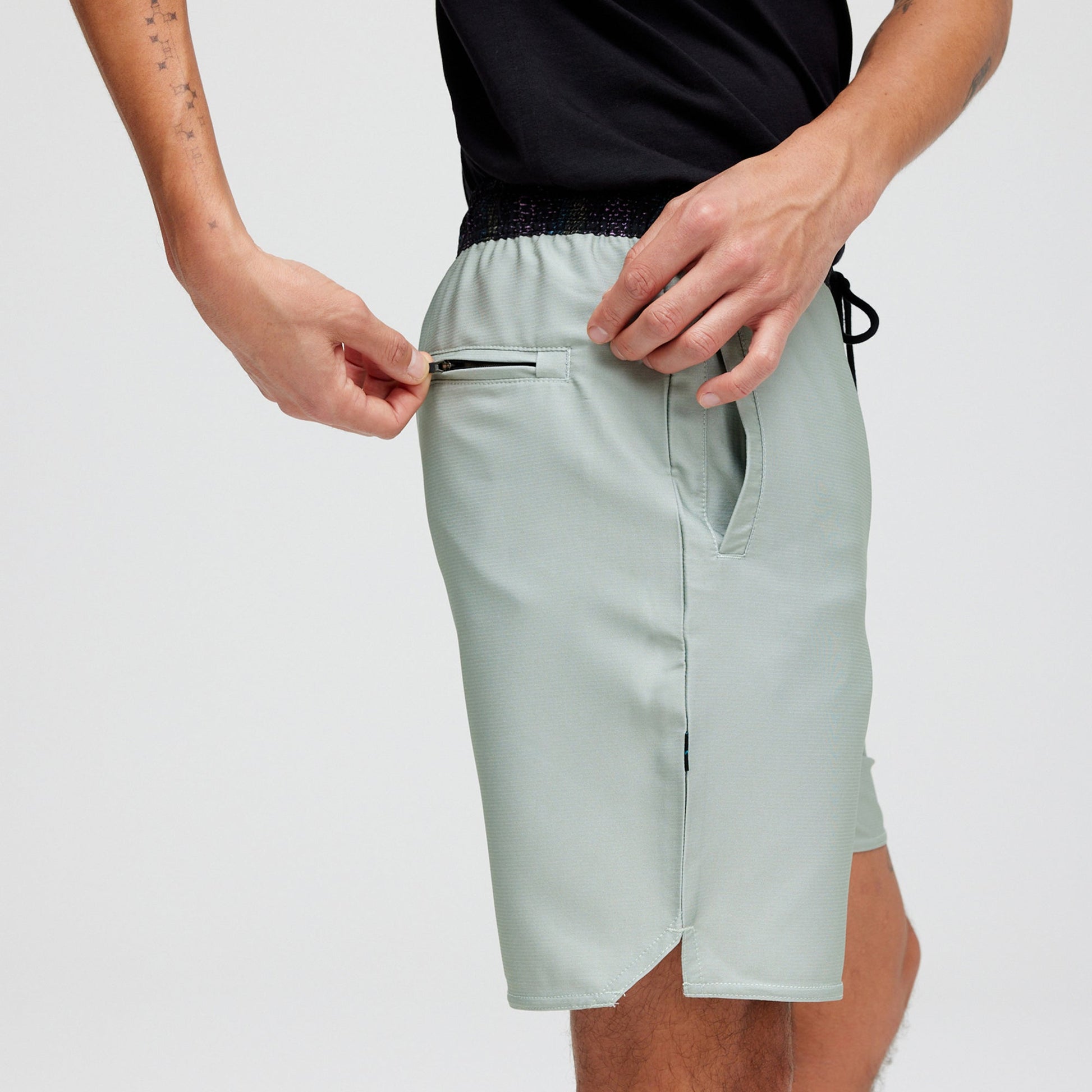 Stance Complex Athletic Short 7" Aqua |model