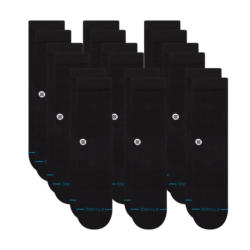 Stance ICON CREW SOCK 9 PACK Black