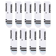 Stance OG Crew Sock 9 Pack White
