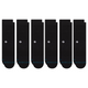 Stance ICON CREW SOCK 6 PACK Black