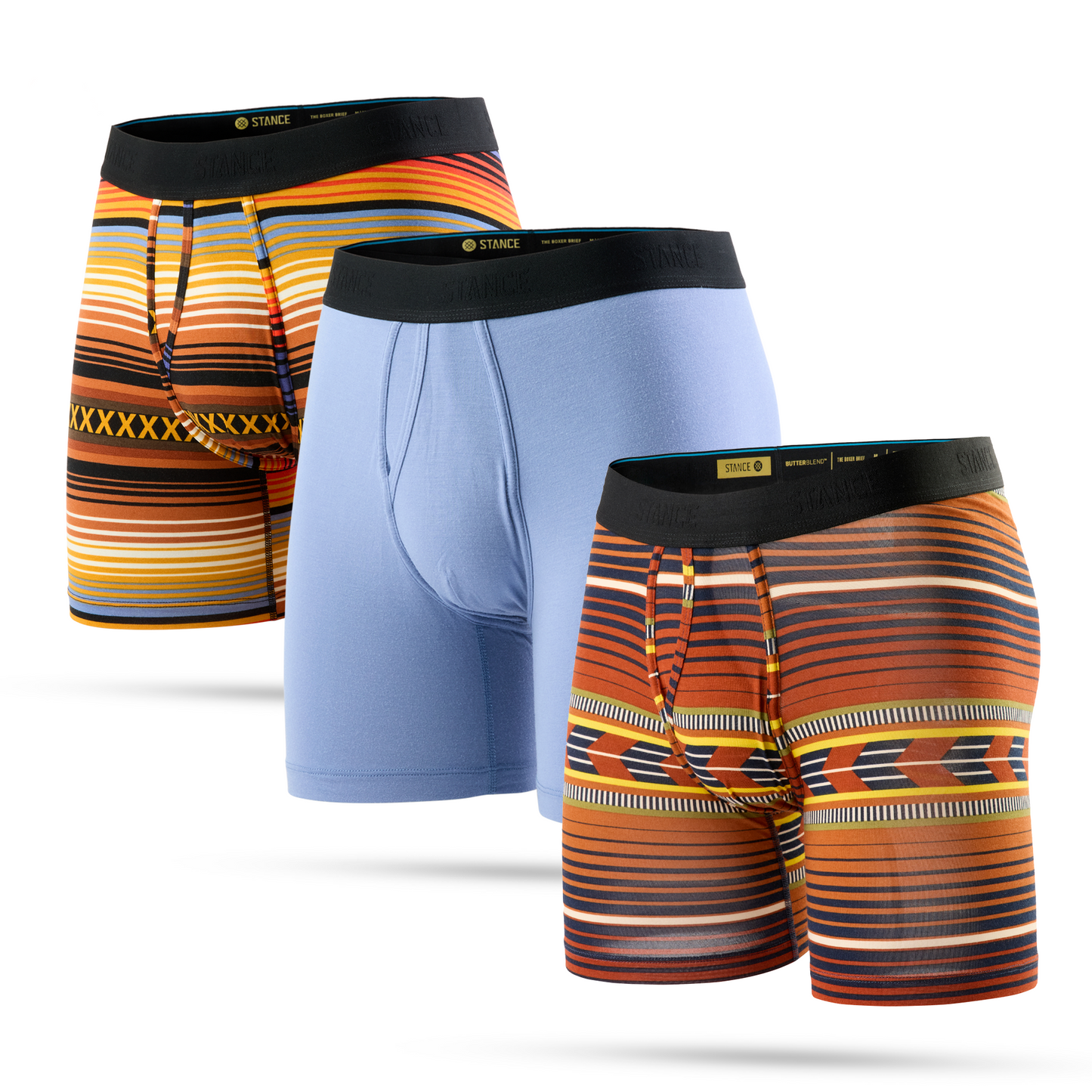 Stance Butterblend™ Boxer Brief 3 Pack Brown