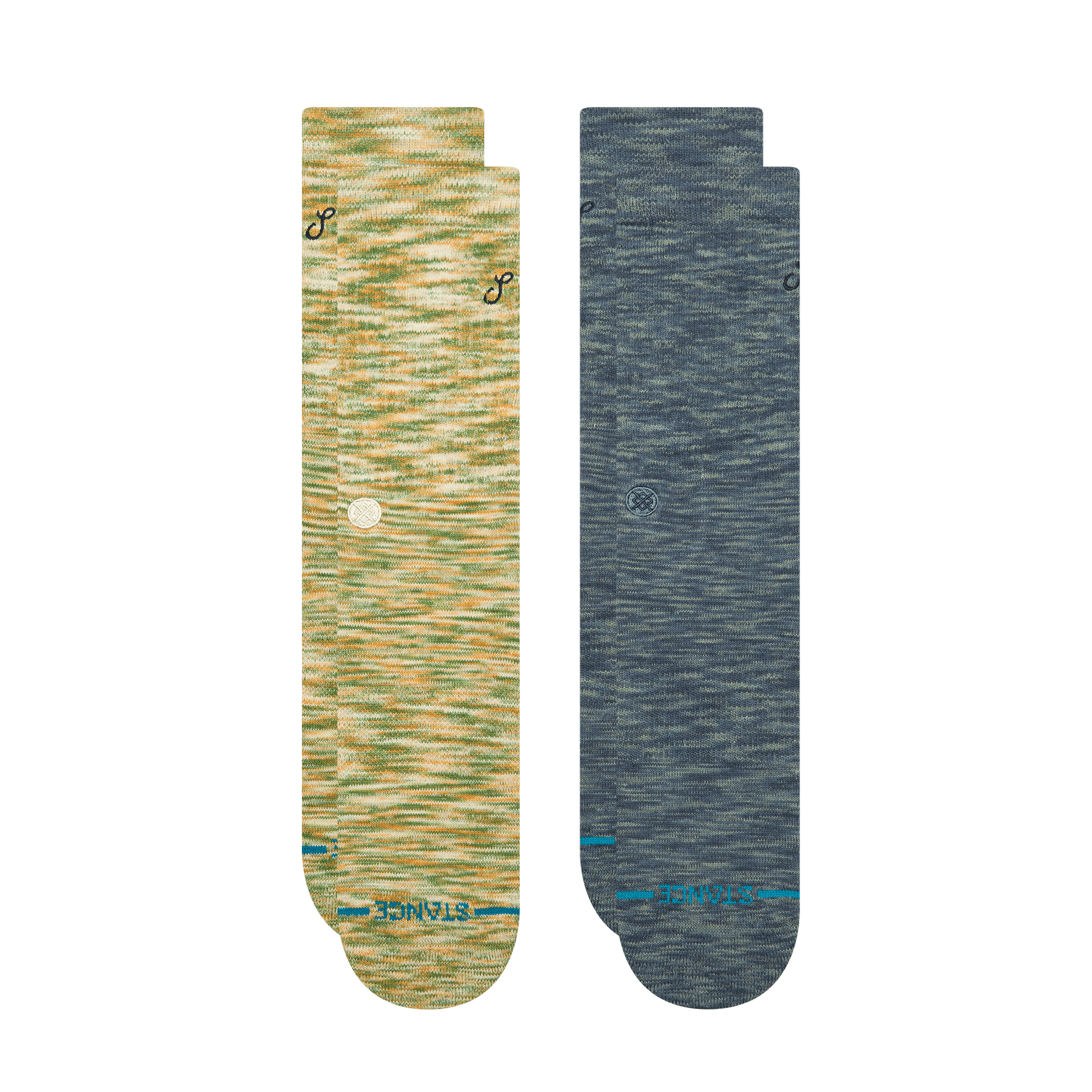 Stance Lifestyle Interstellar Crew Sock 2 Pack Multi