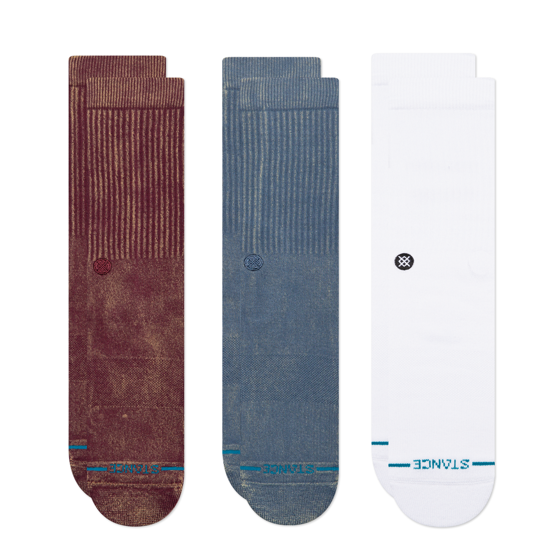 Stance Lifestyle Icon Crew Sock 3 Pack Multi