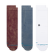 Stance Lifestyle Icon Crew Sock 3 Pack Multi