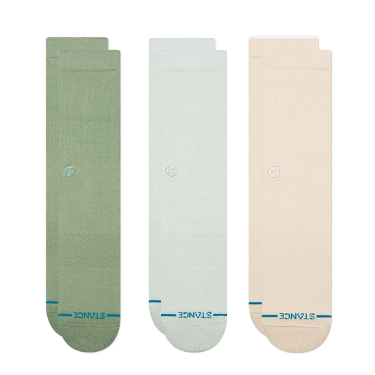 Stance Lifestyle Icon Crew Sock 3 Pack Multi