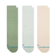 Stance Lifestyle Icon Crew Sock 3 Pack Multi