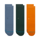 Stance Lifestyle Icon Crew Sock 3 Pack Blue
