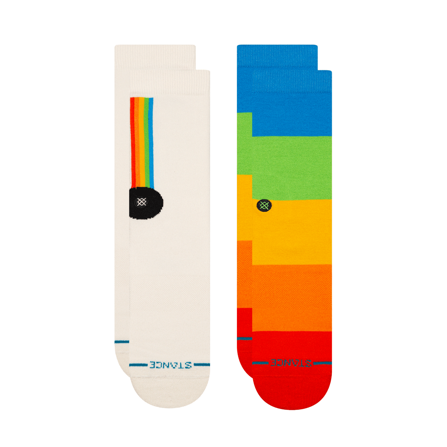Stance Polaroid Crew Sock 2 Pack Multi