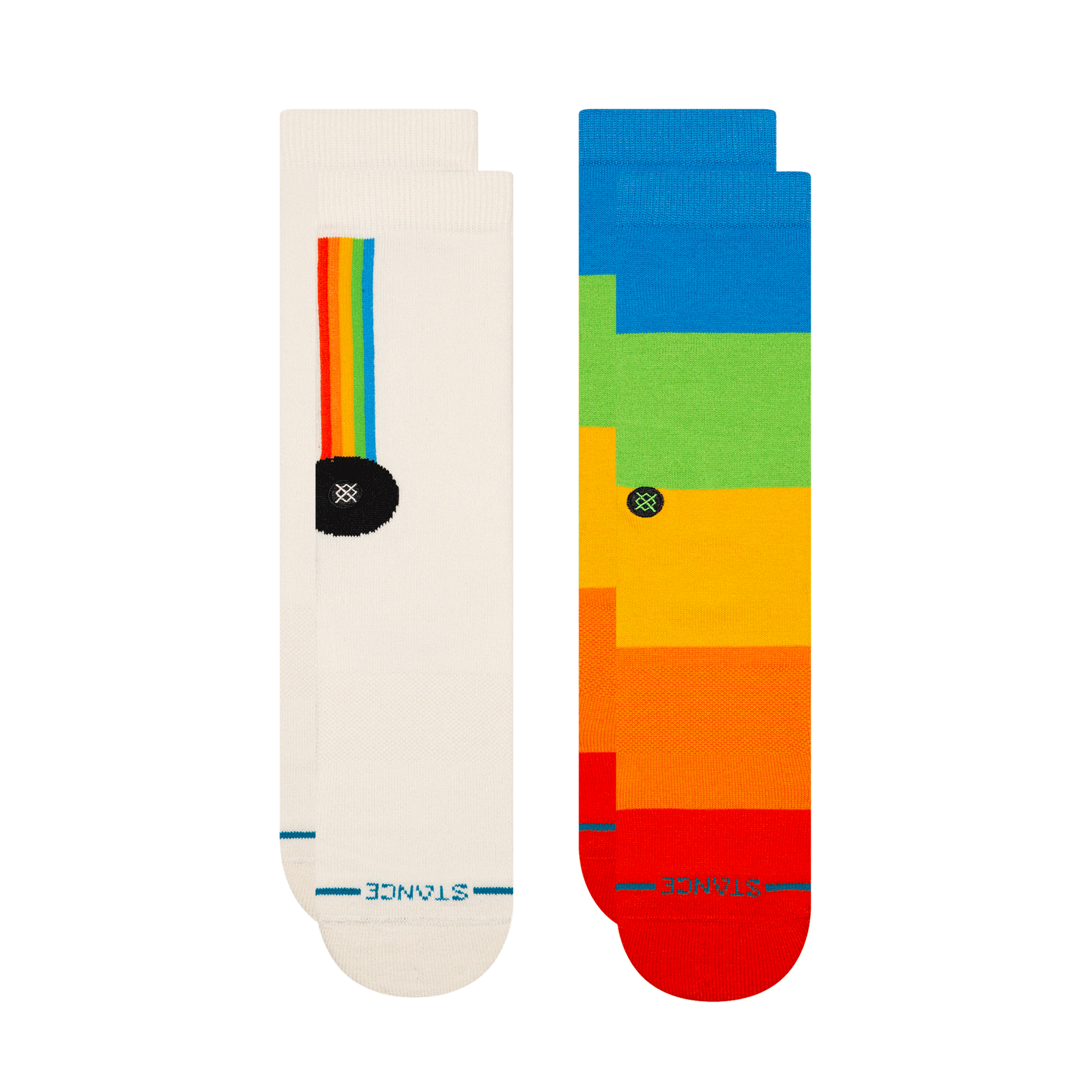 Stance Polaroid Crew Sock 2 Pack Multi