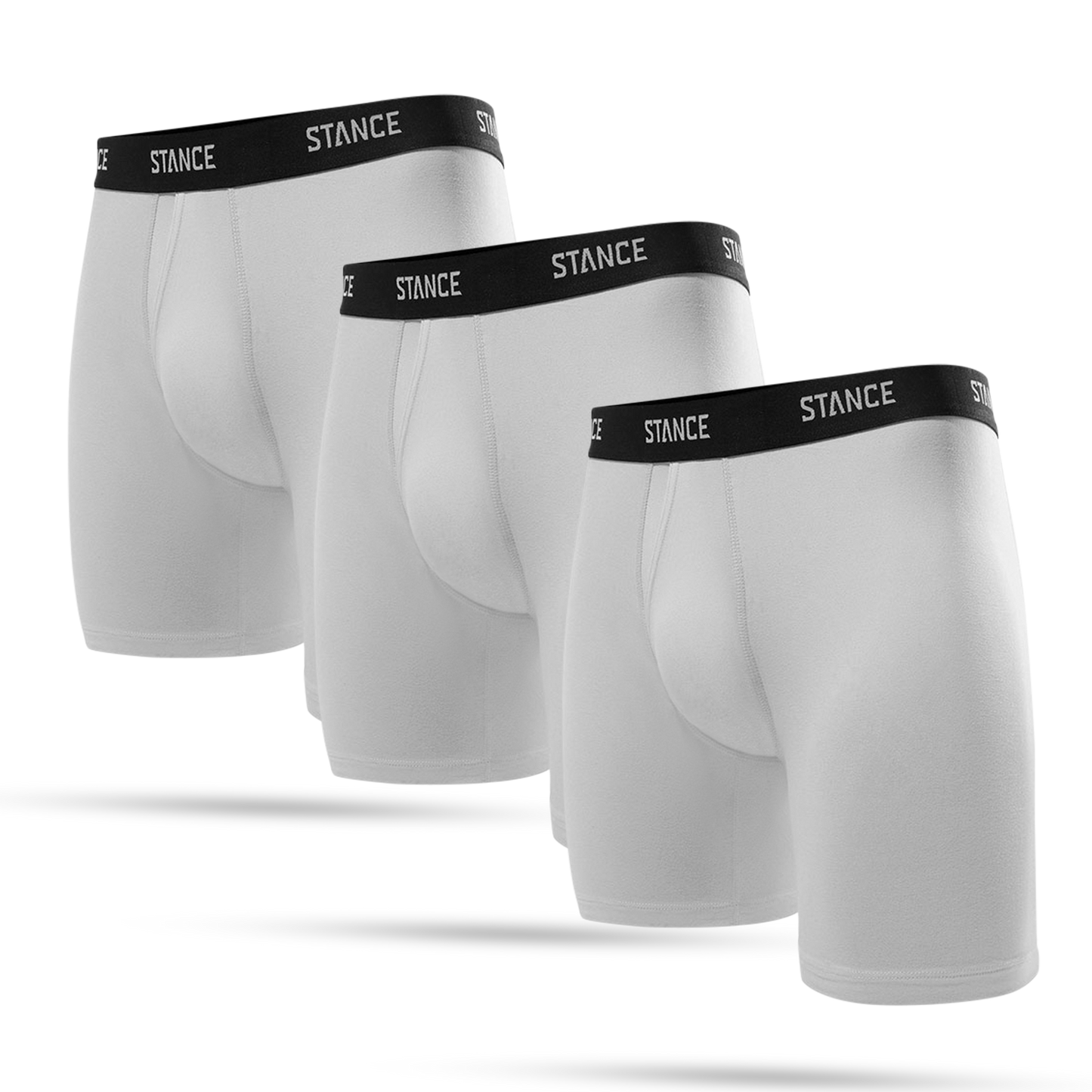 Stance Solid Boxer Brief 3 Pack Grey