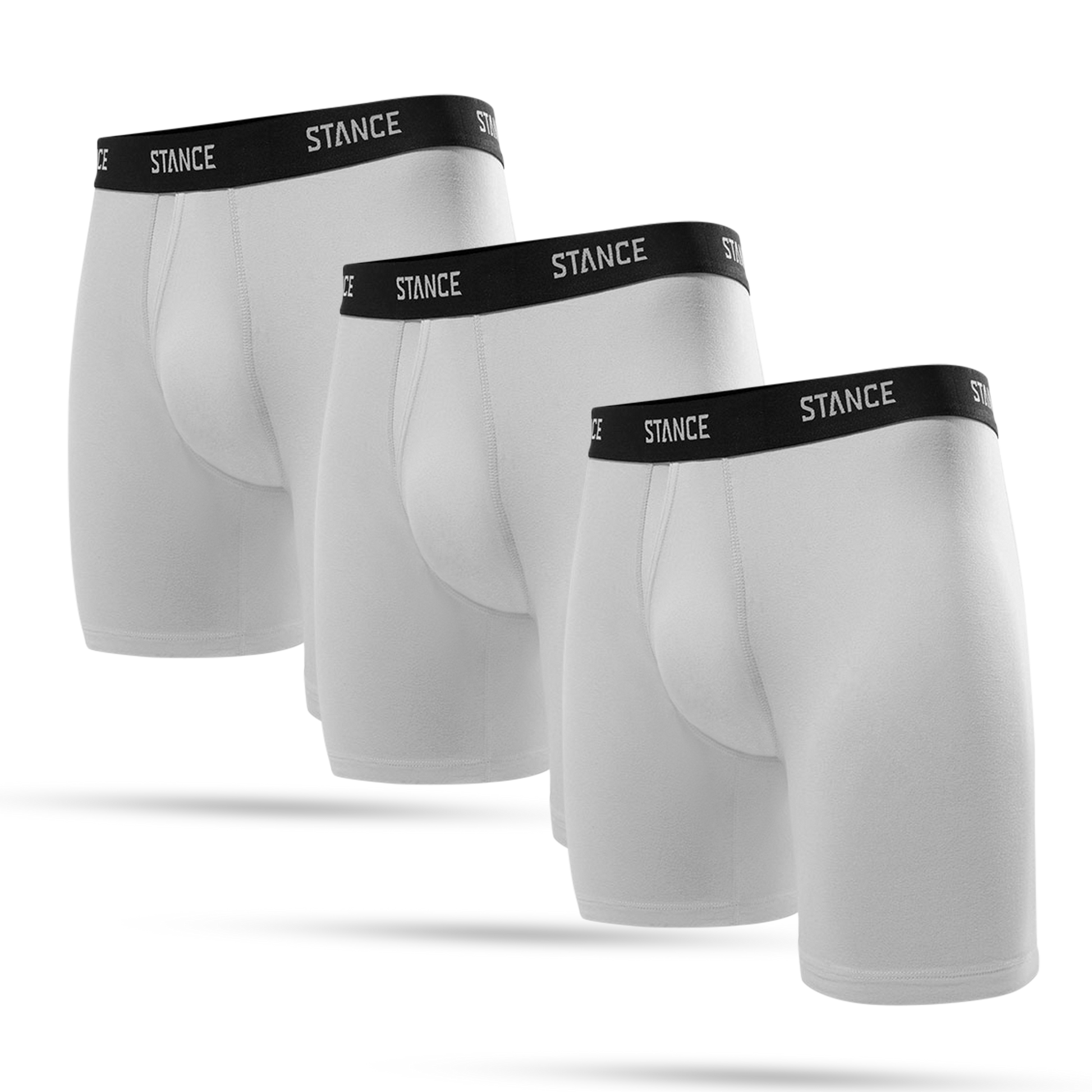 Stance Solid Boxer Brief 3 Pack Grey