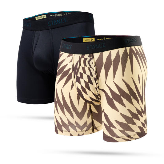 Stance Boxer Brief Wholester 2 Pack Brown