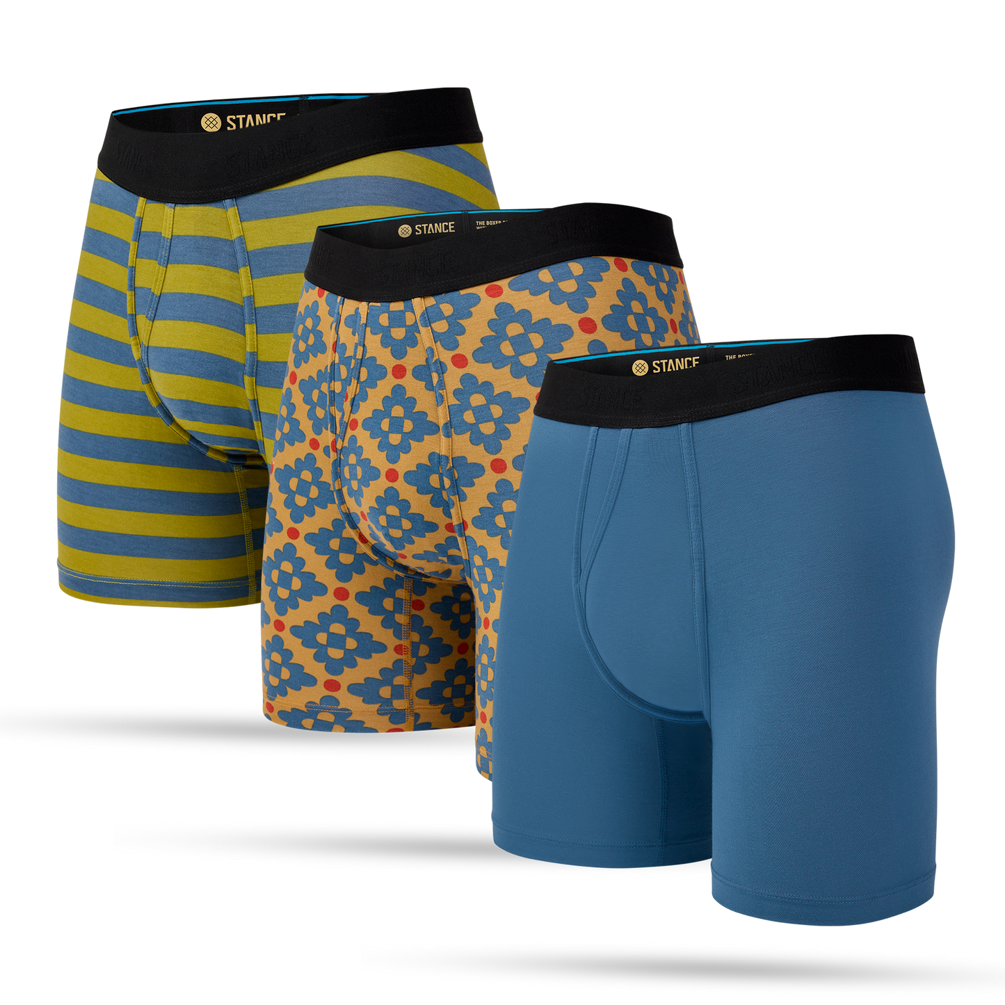 Stance Boxer Brief Wholester 3 Pack Blue