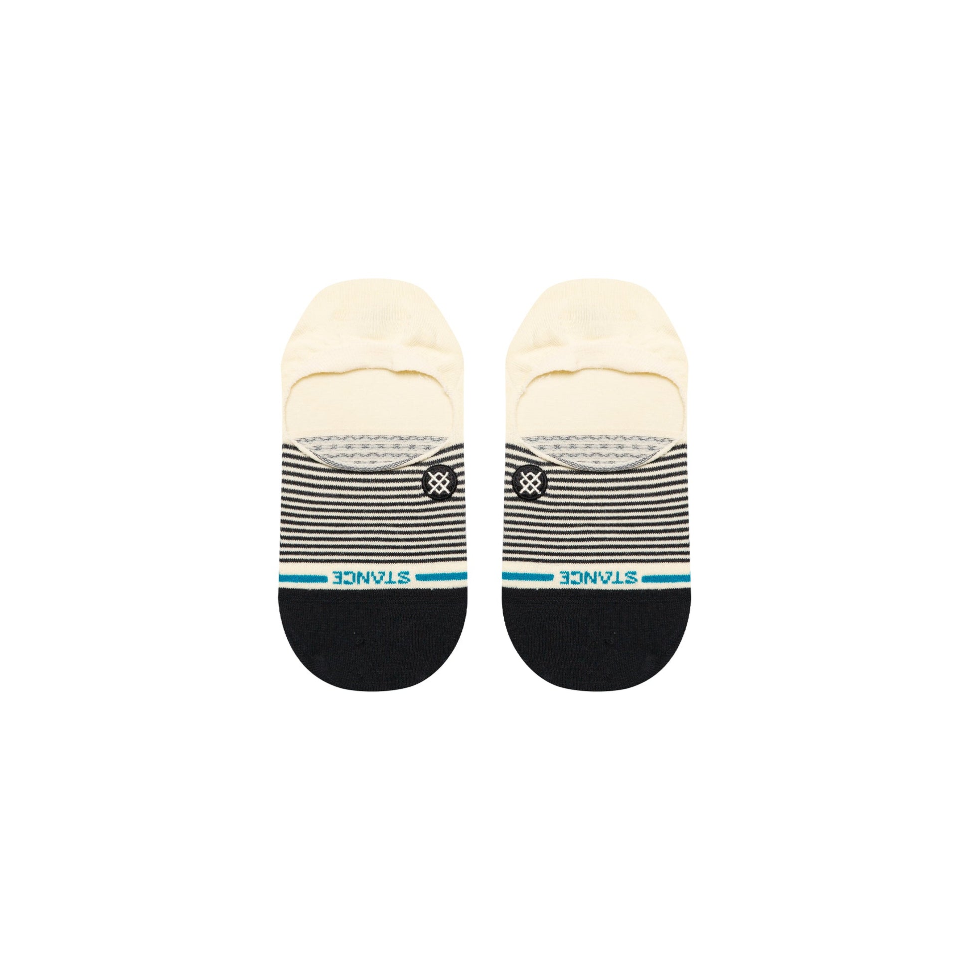 Ministripe No Show Sock Canvas