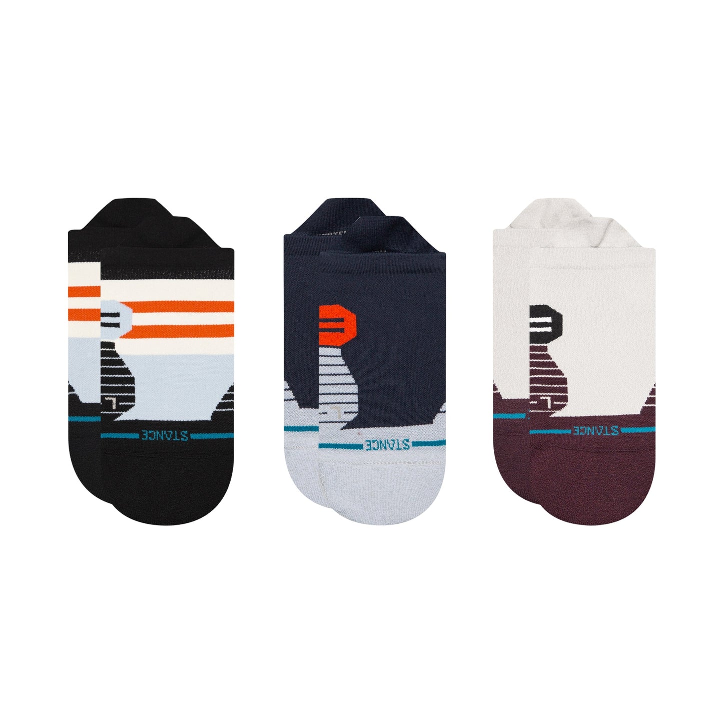 Stance So Sporty Light Tab Sock 3 Pack Blue 