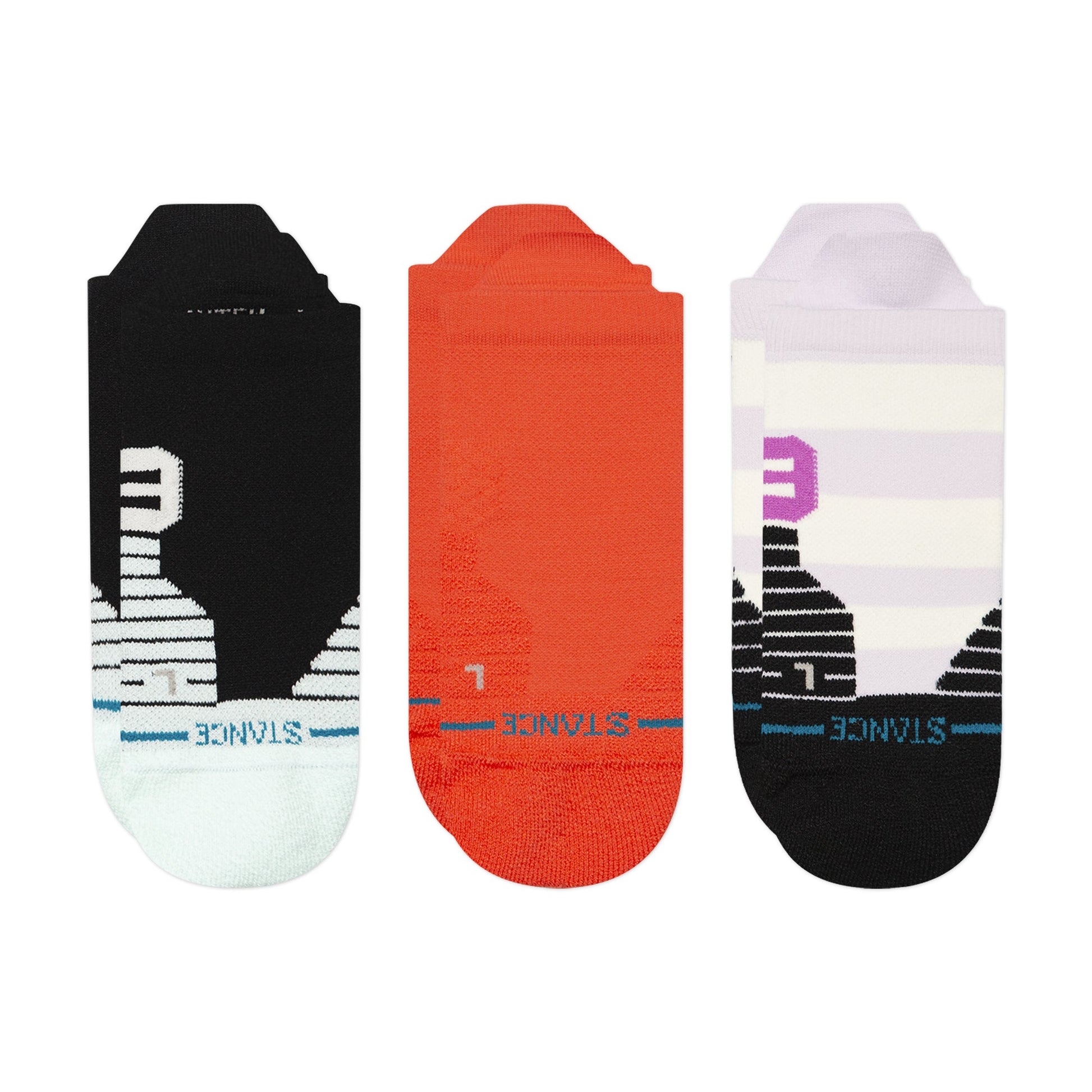 Stance Break Mid Tab Sock 3 Pack Multi