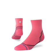 Stance Womens Variegated Ultra Light Quarter Sock Pink
