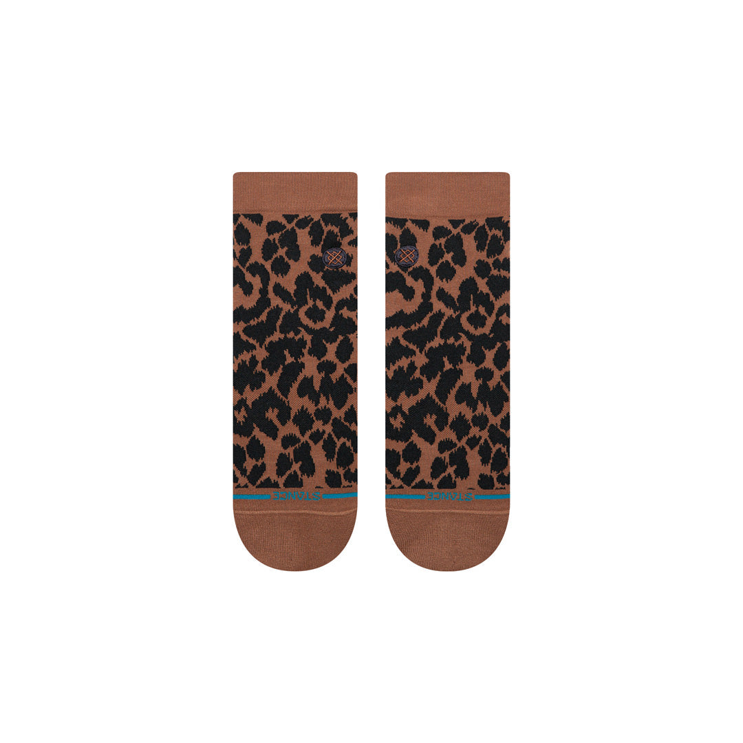 Stance Love Leopard Lowrider Sock Brown