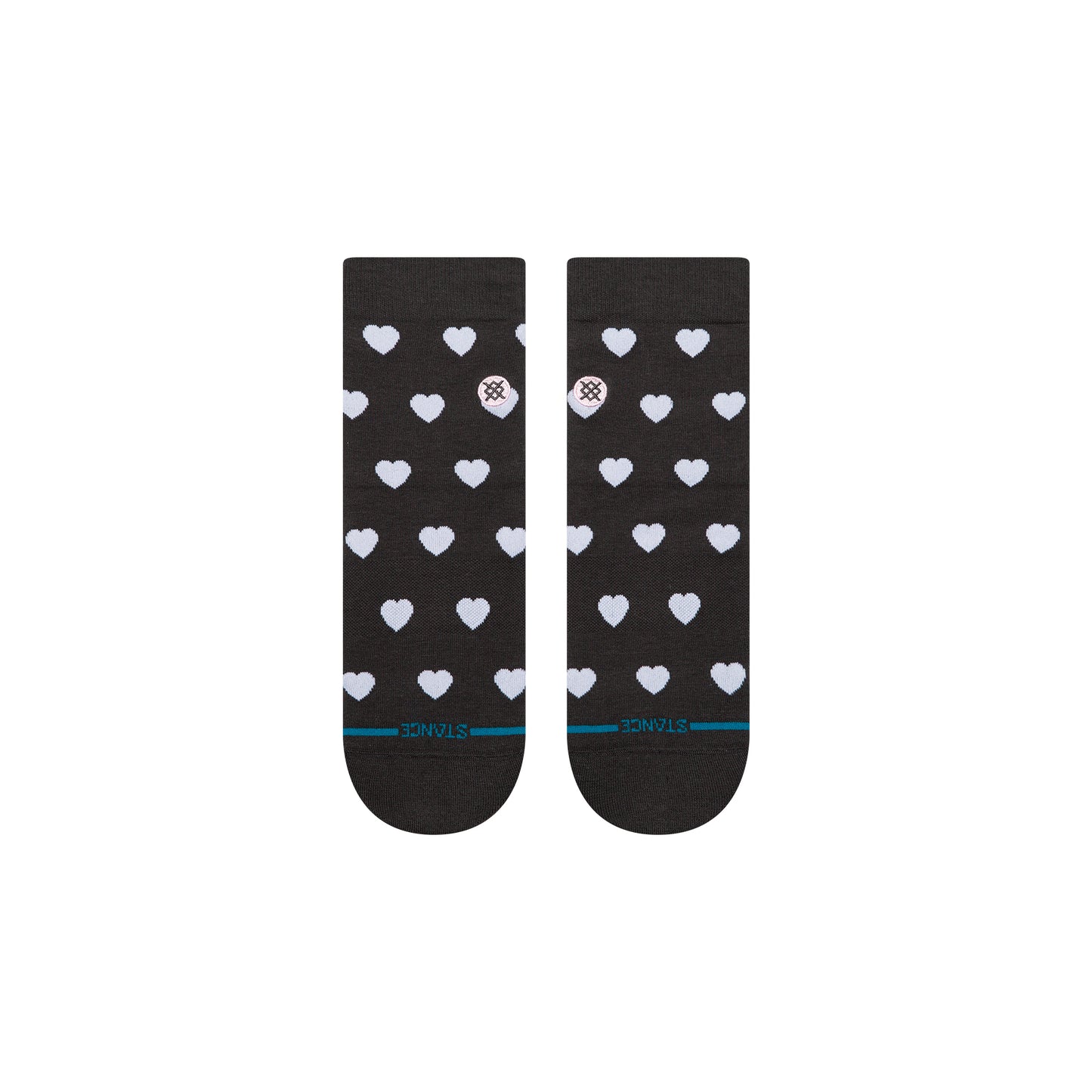 Stance Hearts Lowrider Sock Charcoal