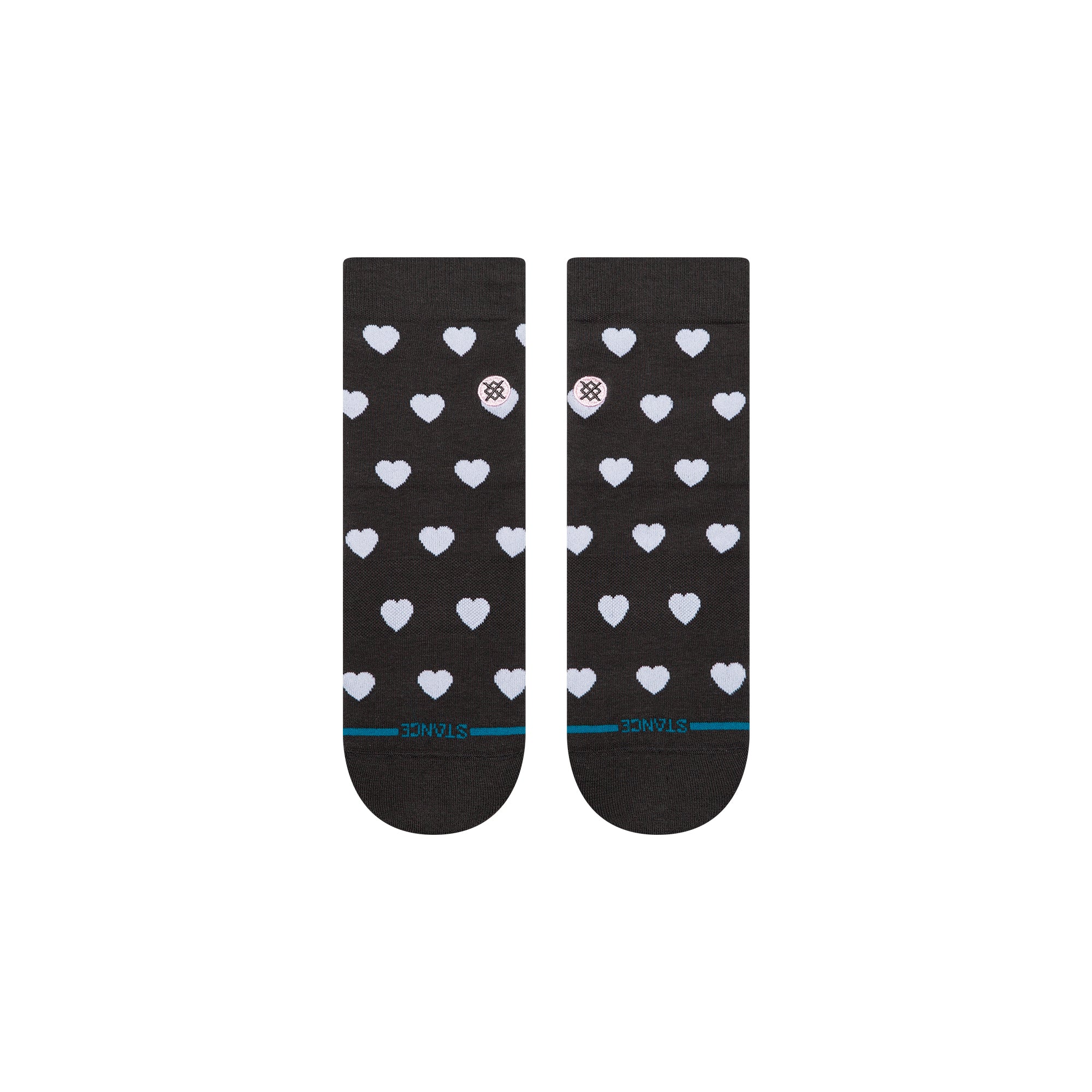 Stance Hearts Lowrider Sock Charcoal
