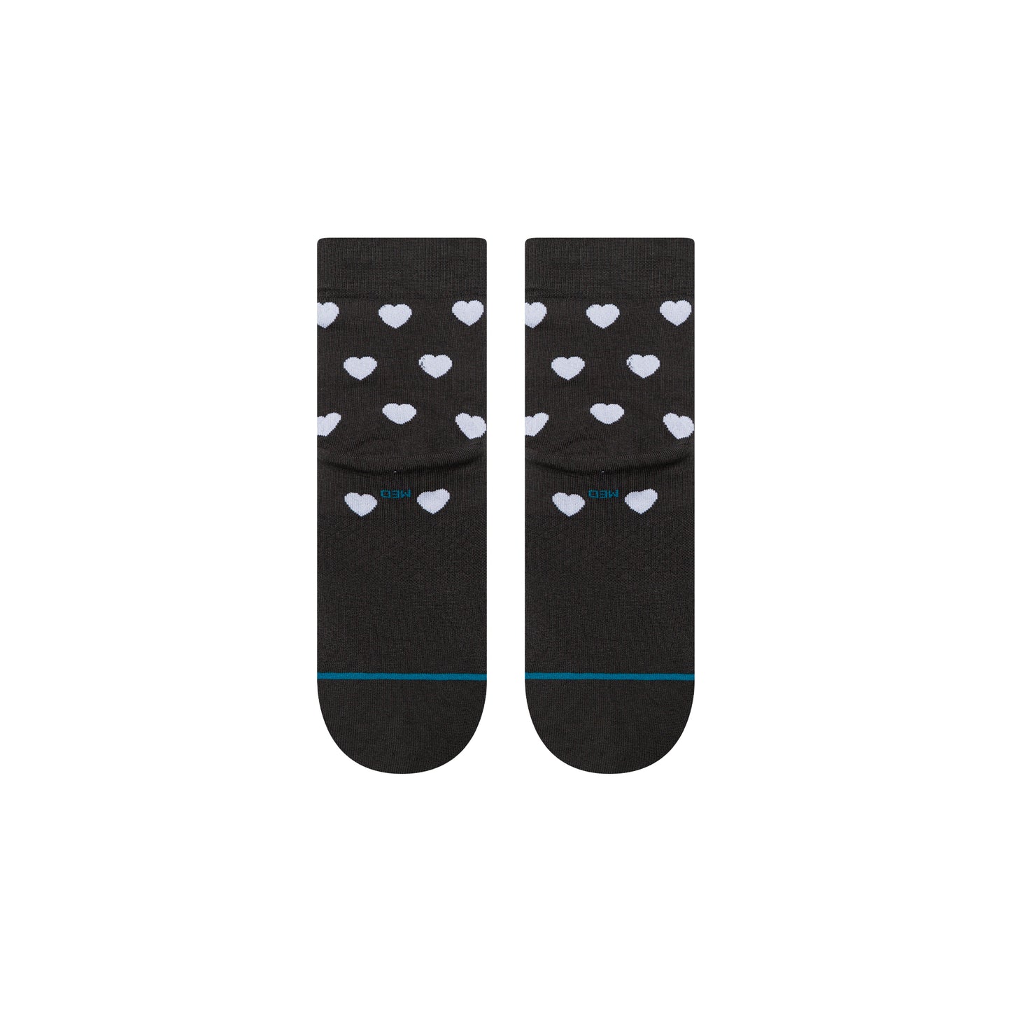 Stance Hearts Lowrider Sock Charcoal