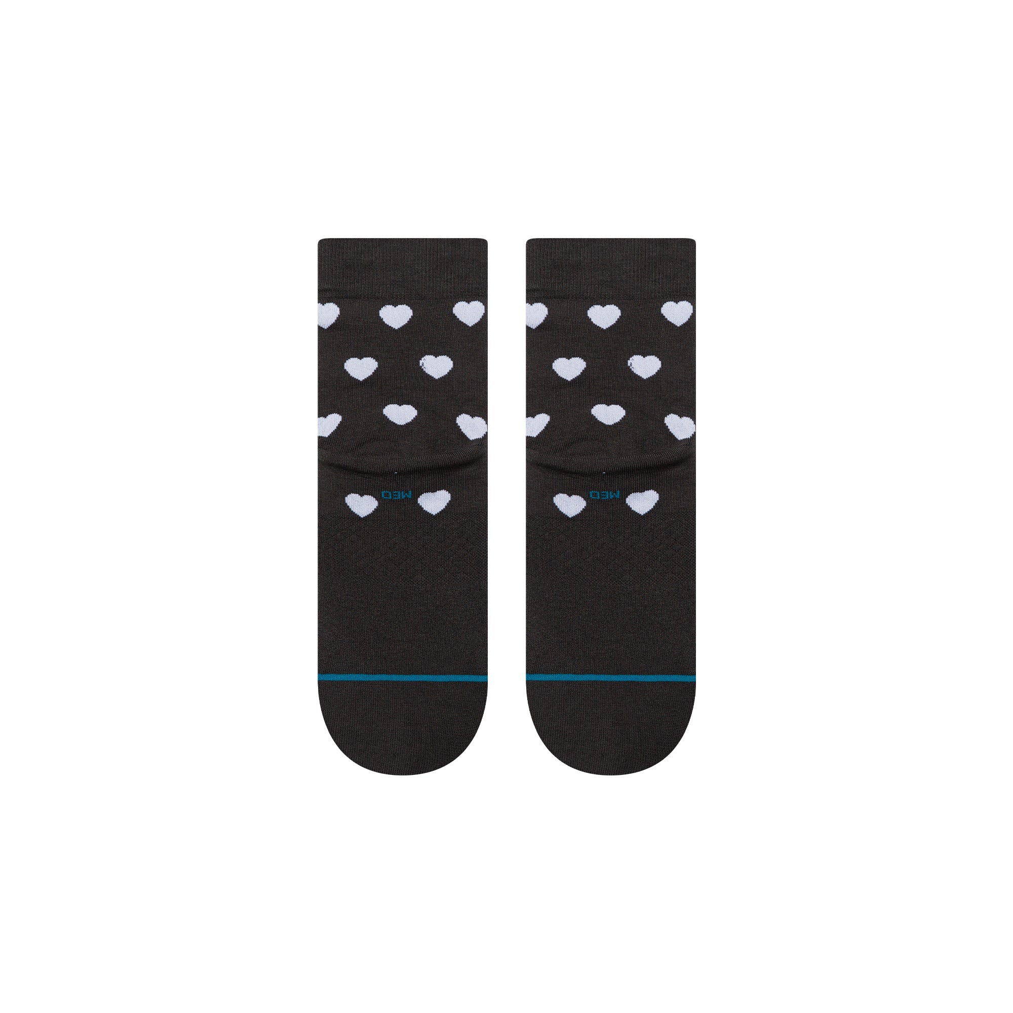 Stance Hearts Lowrider Sock Charcoal
