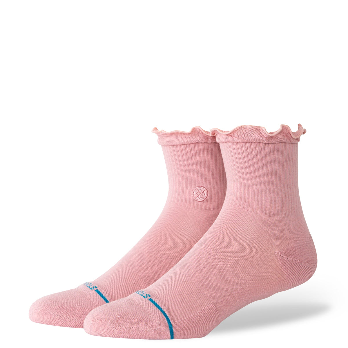 Stance | Ruffle Icon Quarter Sock Pink