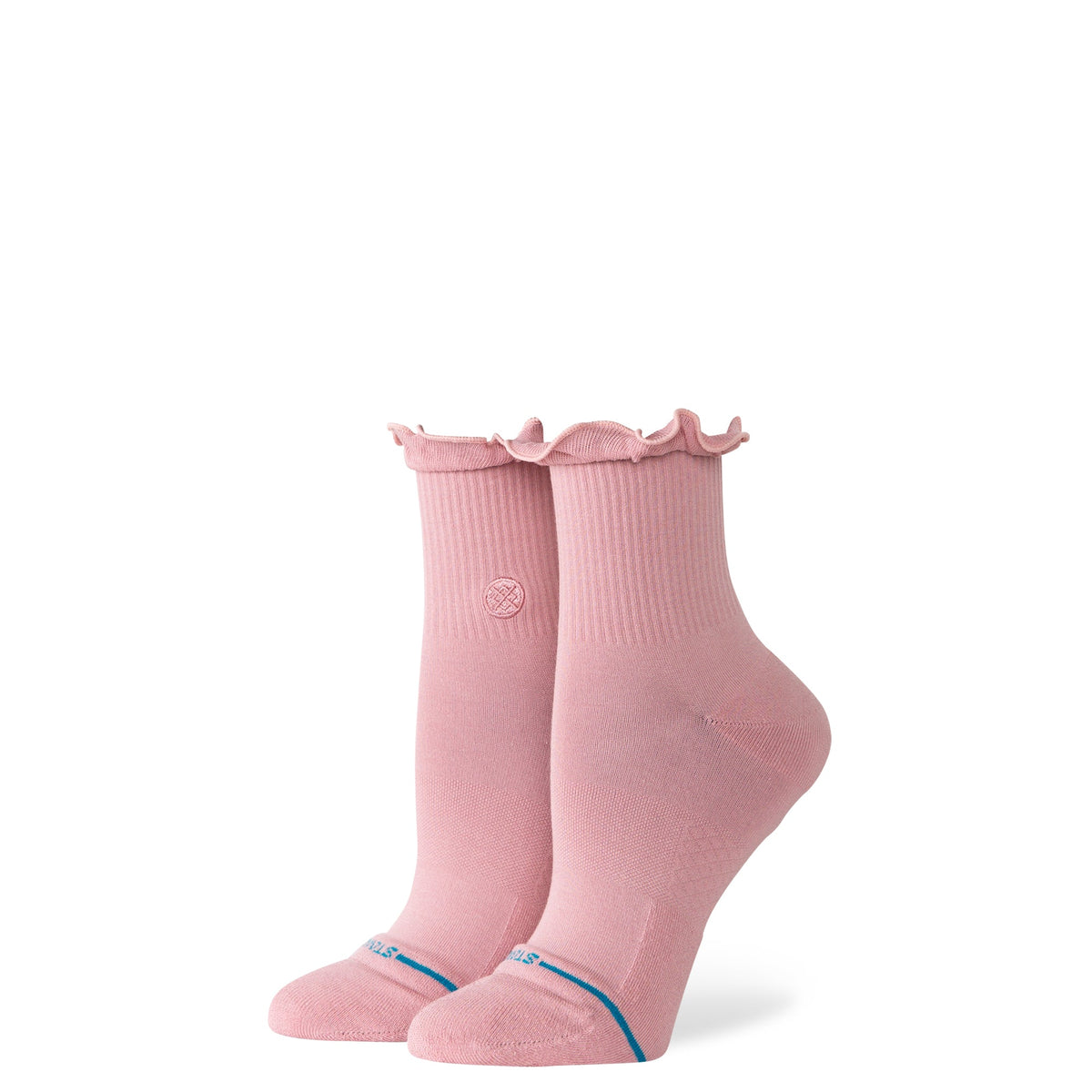 Stance | Ruffle Icon Quarter Sock Pink