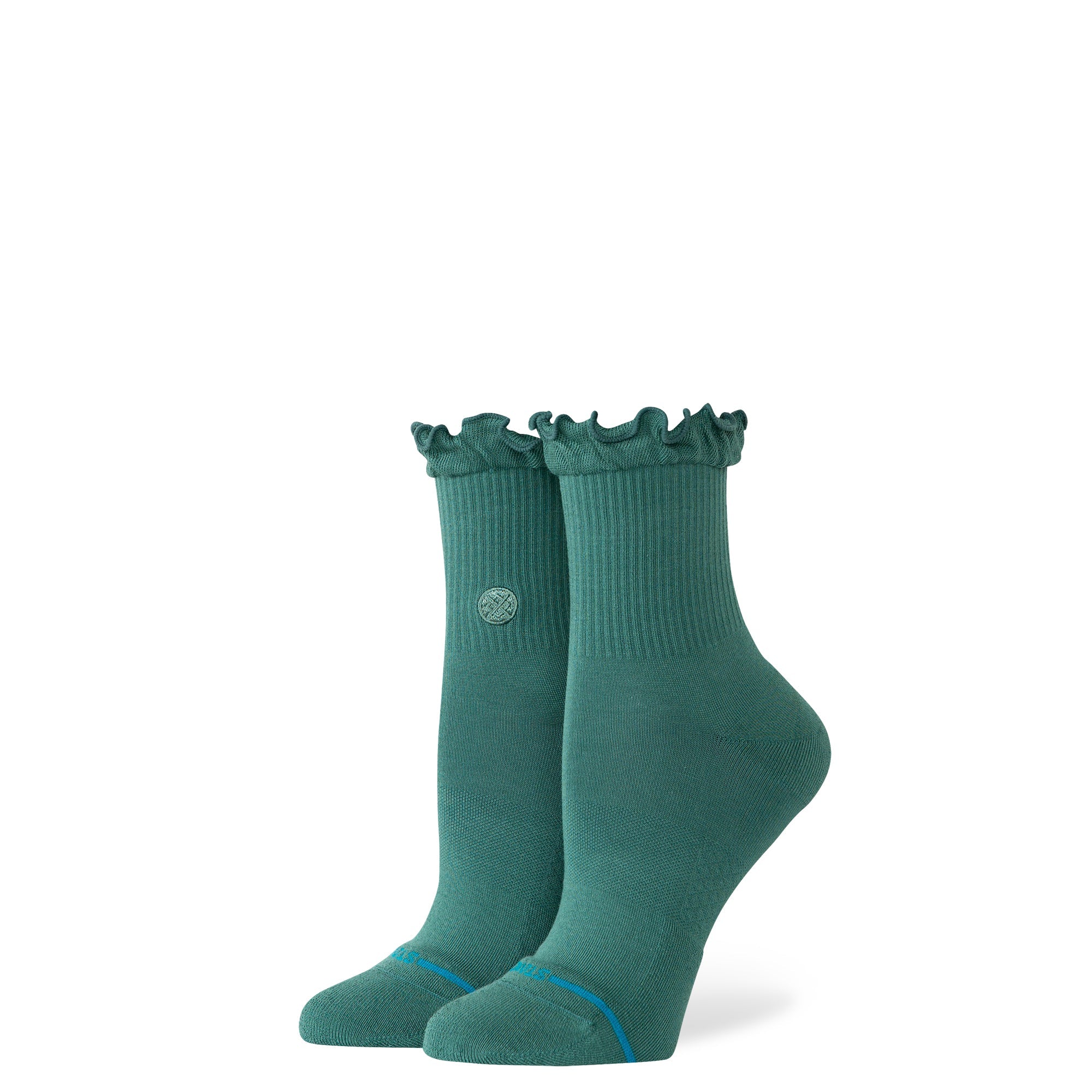 Stance Ruffle Icon Quarter Sock Teal