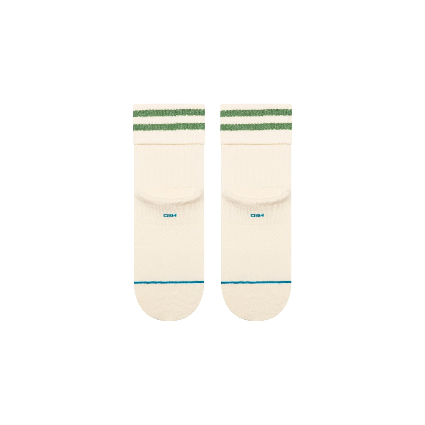 Stance Roll Cuff Quarter Sock Green