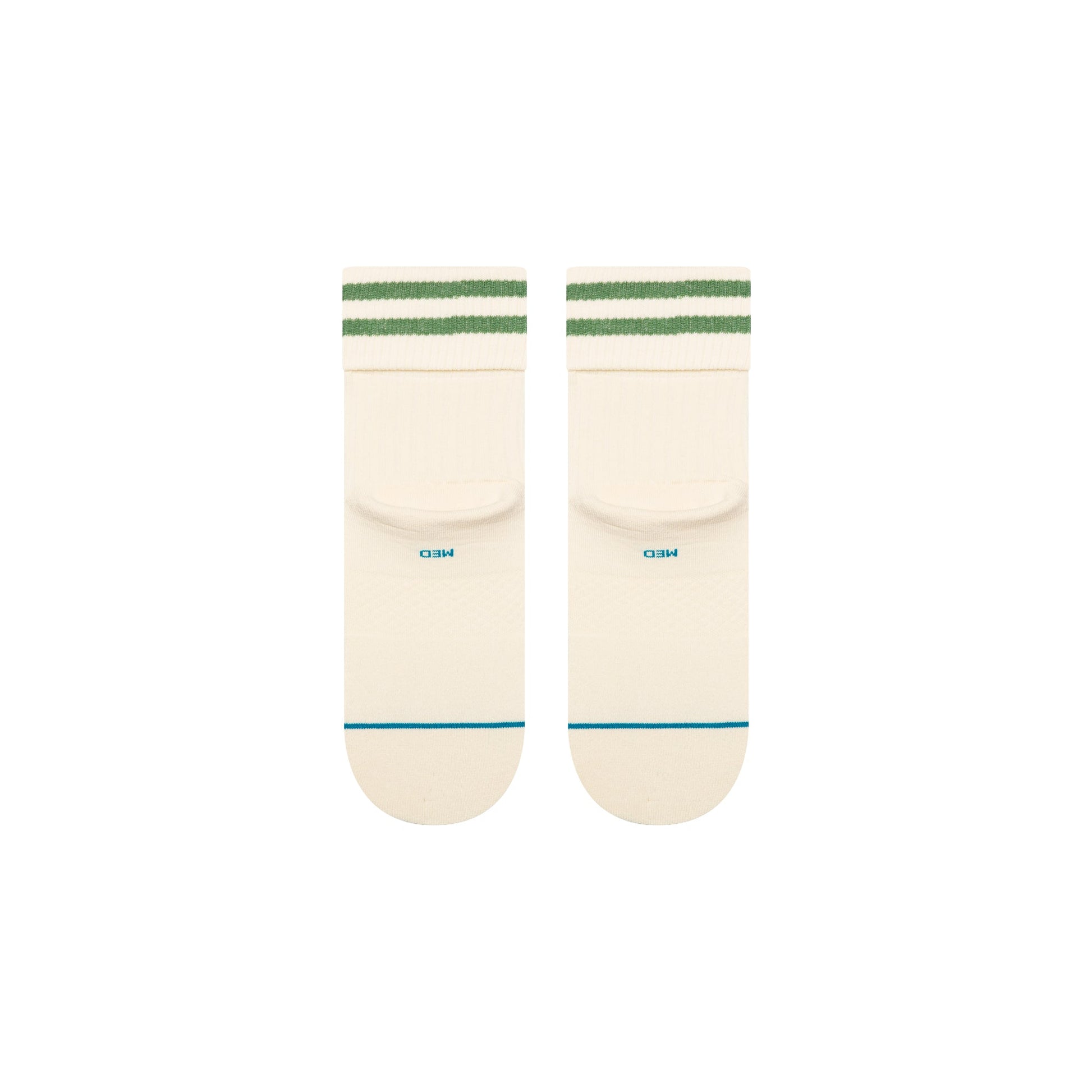 Stance Roll Cuff Quarter Sock Green