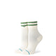 Stance Roll Cuff Quarter Sock Green